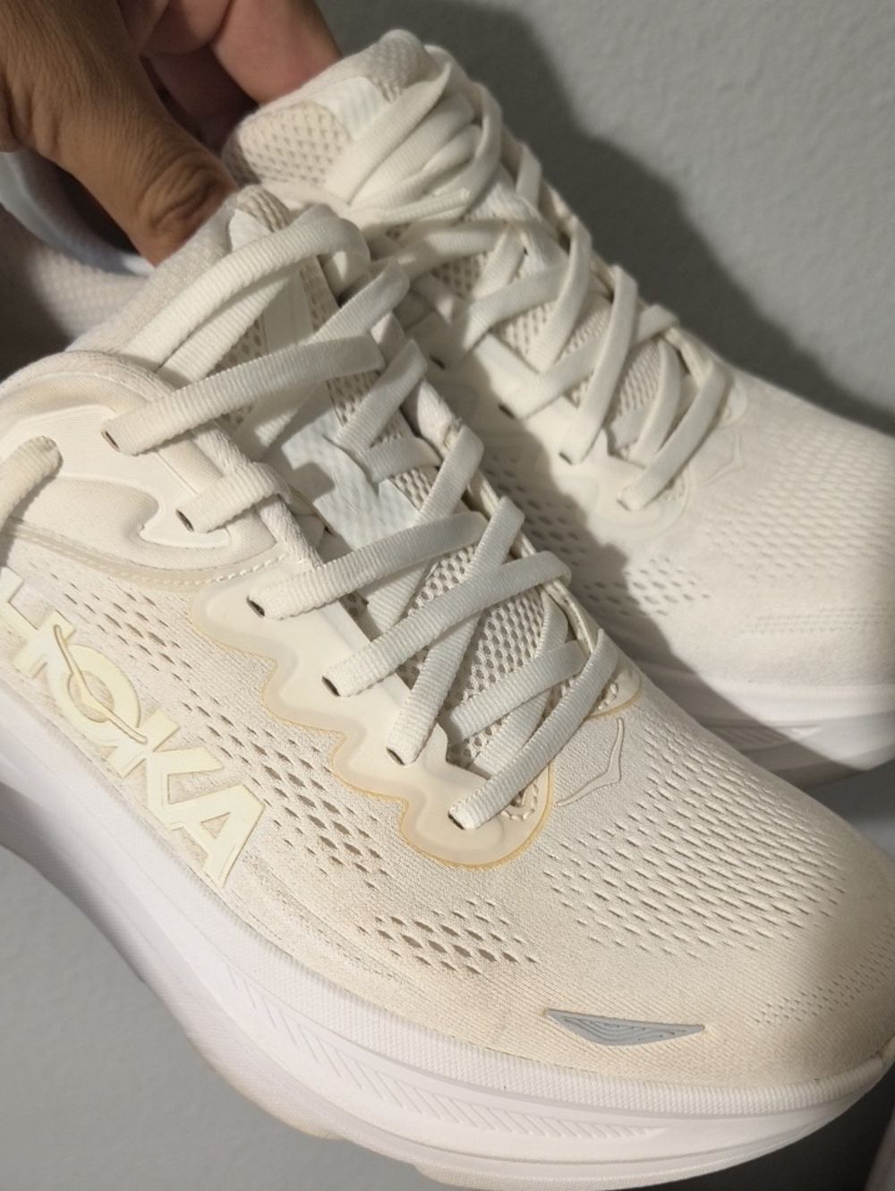 Hoka Bondi 9 Sz 10 Men White - Picture 4 of 10